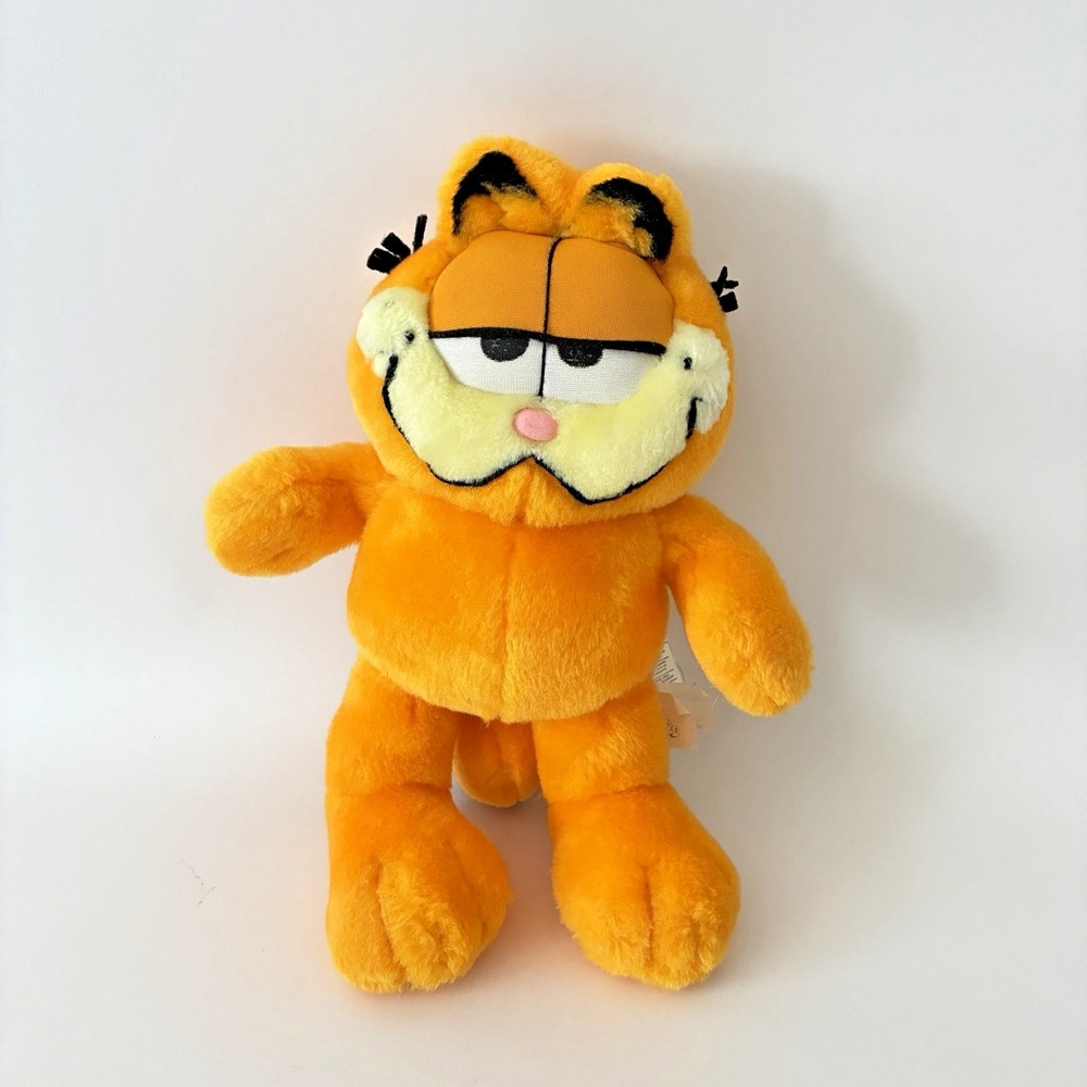 Garfield The Cat 12" Plush Play By Play Jim Davis Stuffed Animal Cartoon Retro